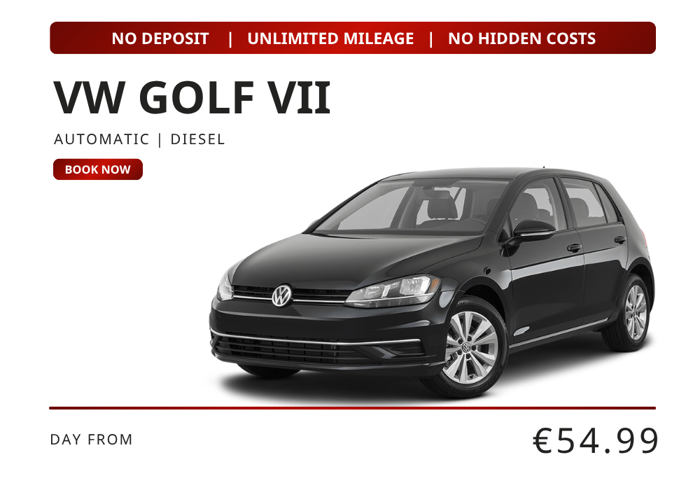 RENT A CAR PODGORICA GOLF 7