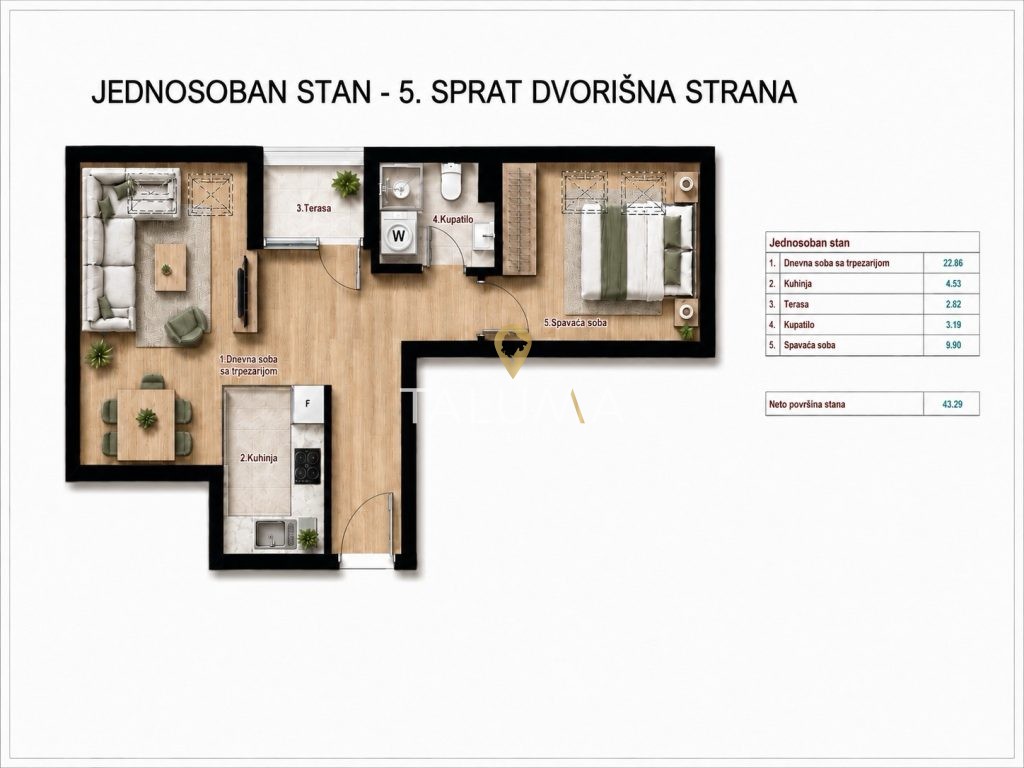 prodaja jednosoban Krivi most